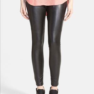 Hue Faux Leather Leggings